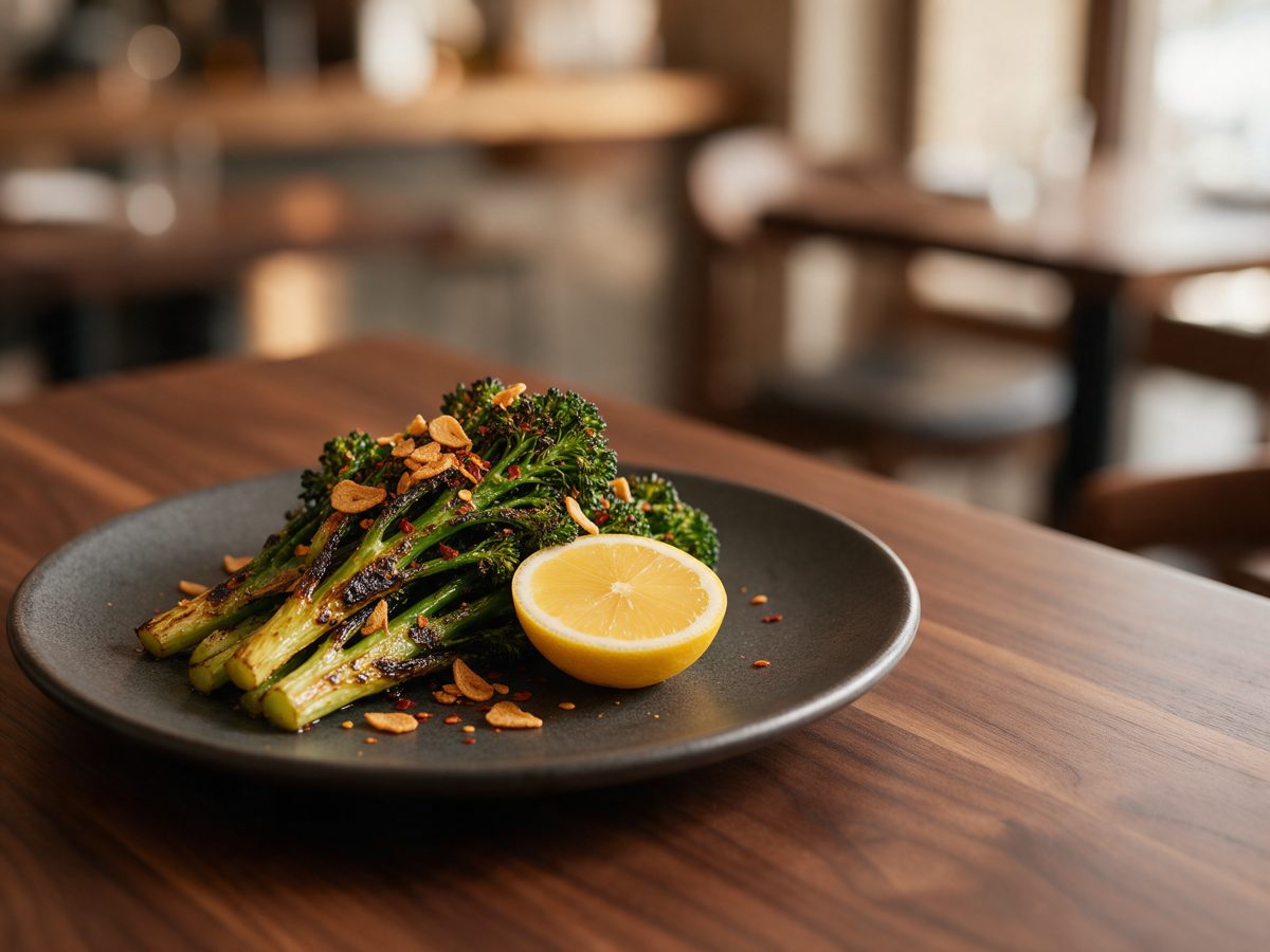 Charred broccolini